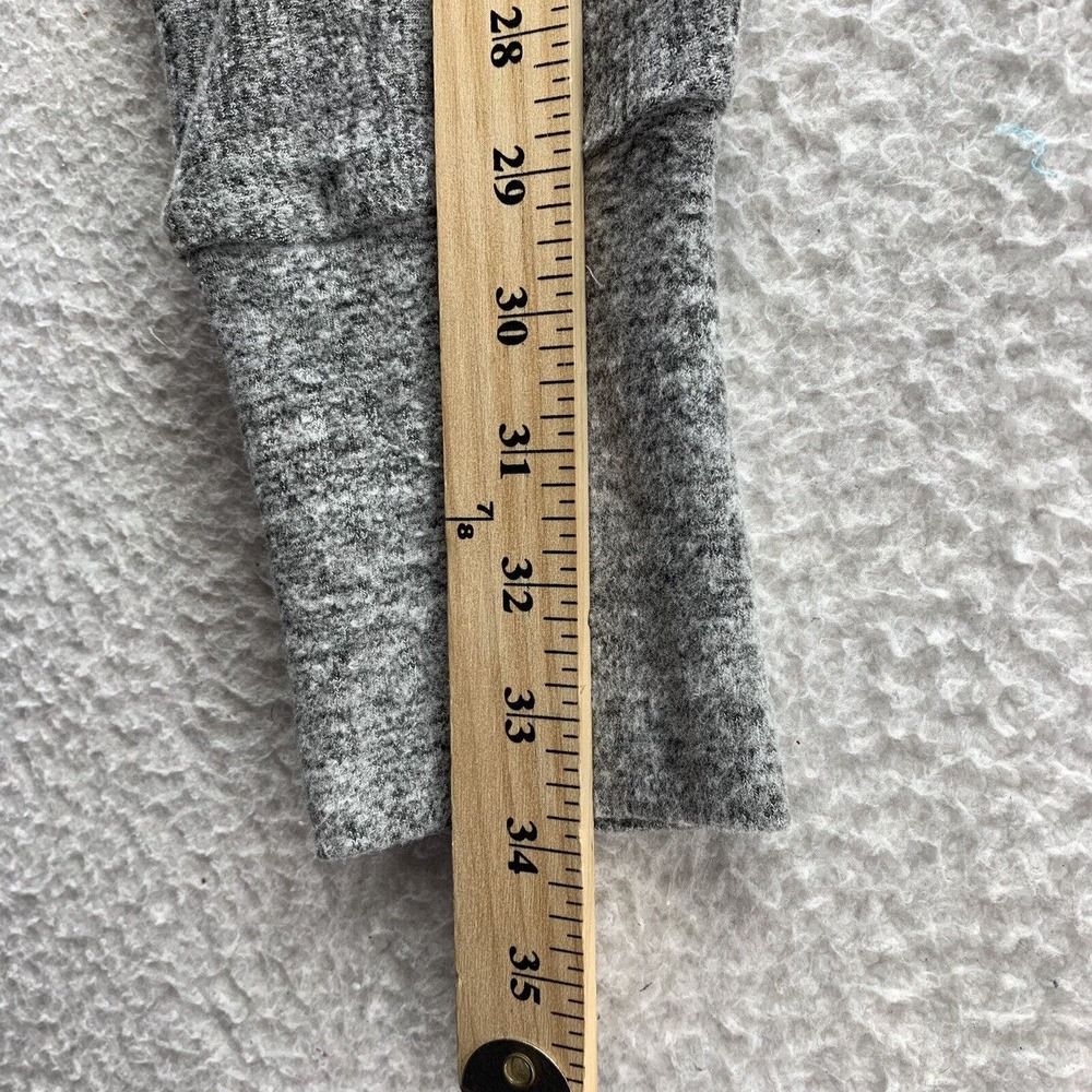 Lucky Brand Sweater Womens Large Heather Gray Relaxed Cowl Neck Soft Thin Preppy - Picture 13 of 16